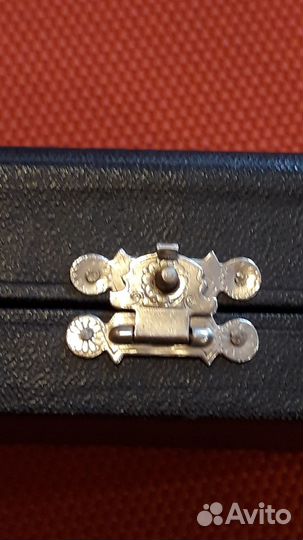 Солонка с ложкой серебро 875 проба, СССР