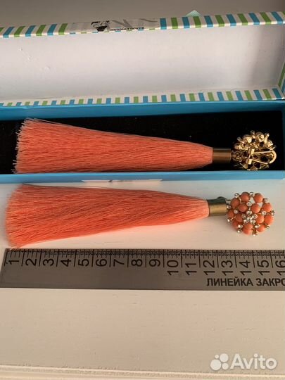 Серьги клипсы нарядные