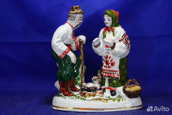 Сказка про хромую уточку статуэтка фарфоровая Казк