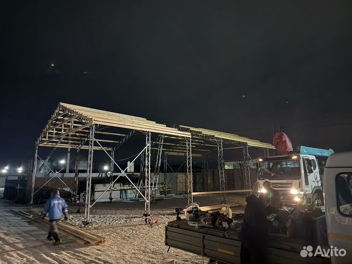 Холодный ангар 10х18