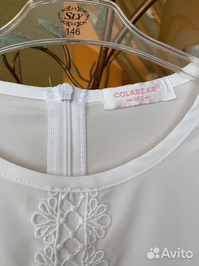 Блузка школьная Турция Colabear 146см