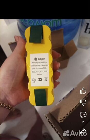 Аккумулятор для робота-пылесоса