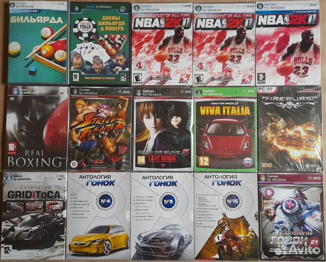 Компьютерные игры PC.Гонки\спорт\файтинг