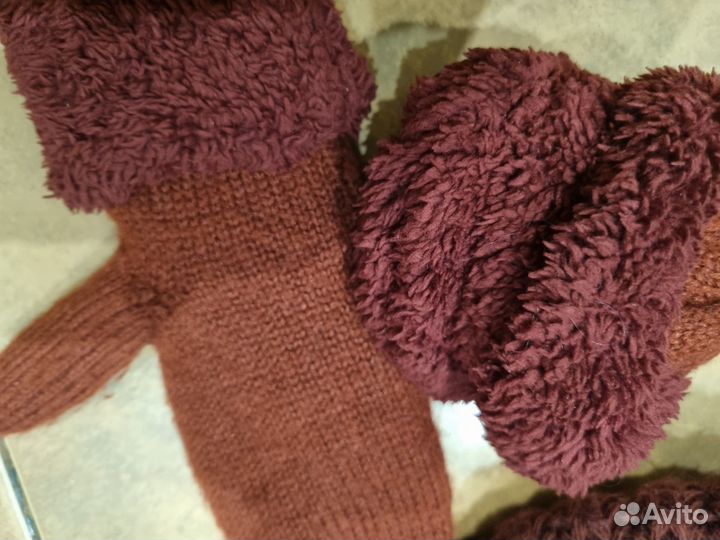 Шапка Зима Варежки