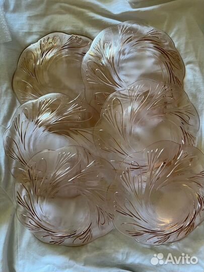 Тарелки СССР сервиз 6 штук