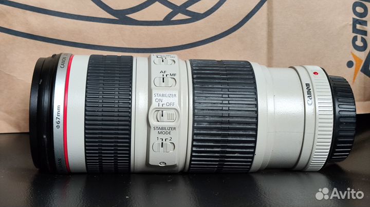 Объектив Canon L 70-200 1:4 IS USM