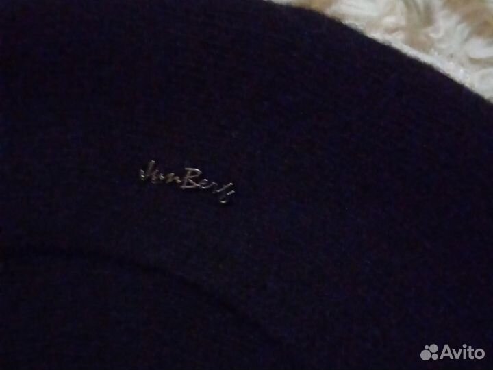 Зимний комплект берет. И шарф-натуральная шерсть