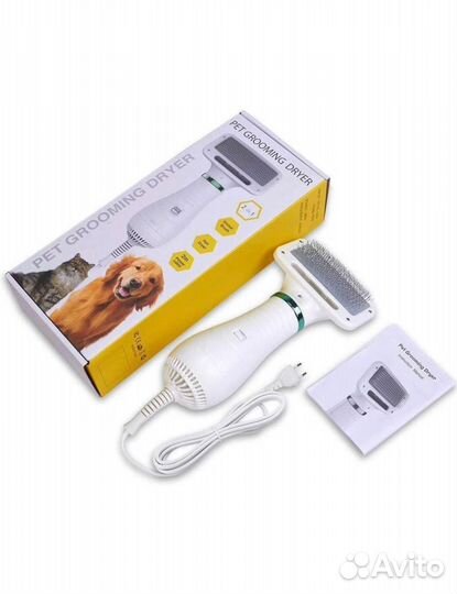 Фен с расческой