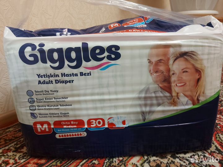 Памперсы для взрослых размер M