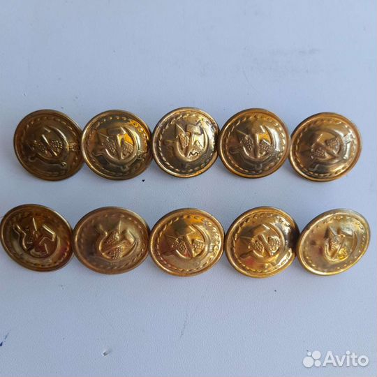 Военные пуговицы и петлички СССР