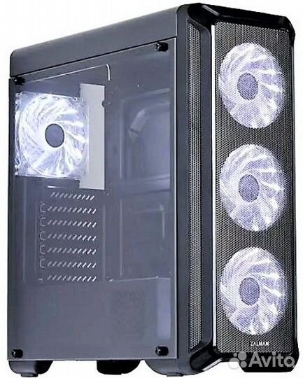 Корпус ATX Zalman i3, Midi-Tower Вентиляторы 5x120