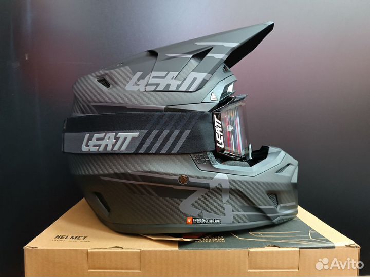 Мотошлем Leatt Moto 9.5 Carbon Helmet Kit