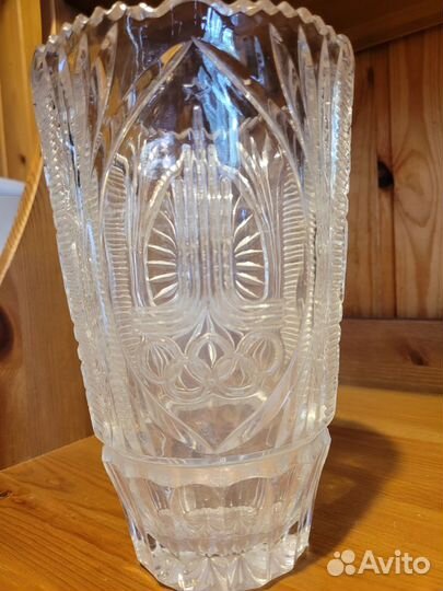Ваза хрустальная большая СССР