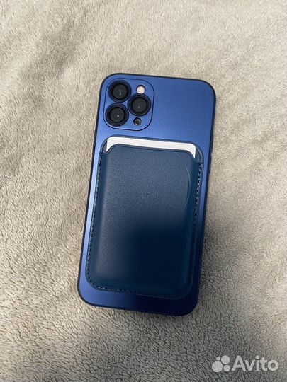 Картхолдер MagSafe синий, новый