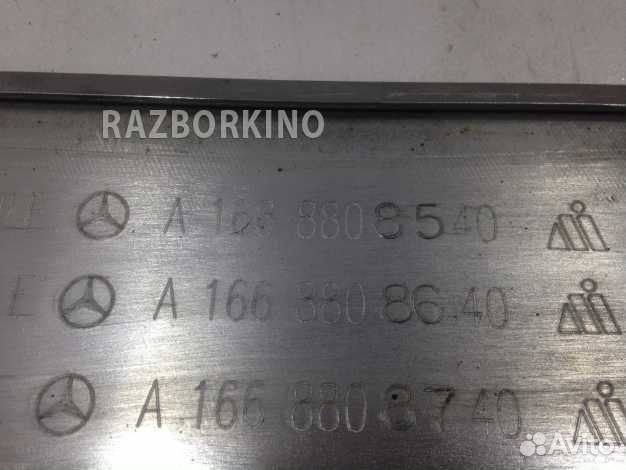 Накладка юбки переднего бампера