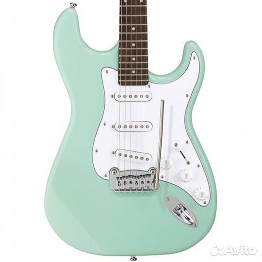 Электрогитара G&L Tribute Legacy Surf Green Jatoba