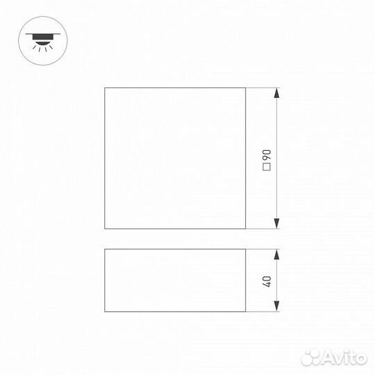 Светильник для потолка Грильято Arlight grigliato 047679