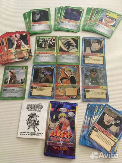Карточки Наруто Panini