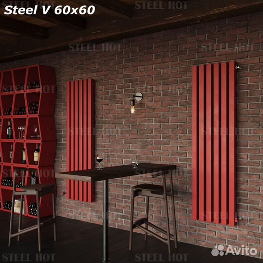 Вертикальный радиатор Steel-Hot \ Завод