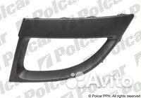 Решетка в бампере левый перед для renault scenic (JZ) 05.09-04.13