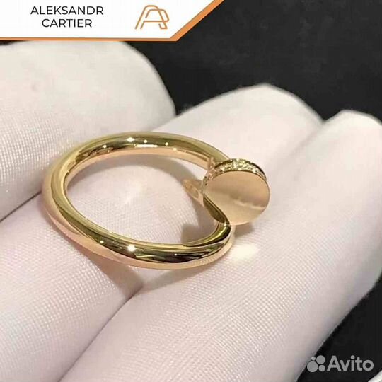 Кольцо Cartier Гвоздь золото 0,22ct