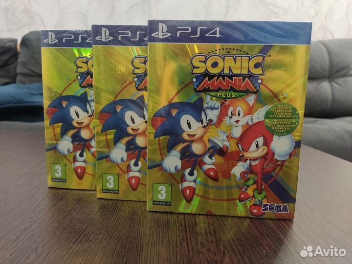Sonic Mania Plus PS4/PS5 (новый)