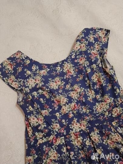 Летнее длинное платье