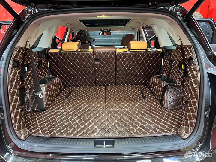 3Д коврики в багажник Kia Sorento Prime 2019