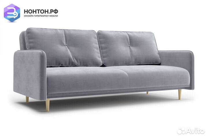 Диван книжка Эстет серый