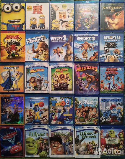 Мультфильмы на Blu-ray, лицензия