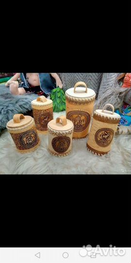 Теусок, берестяные изделия, Хлебница