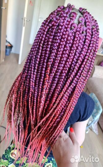 Афрокосички стрижки и окрашивания