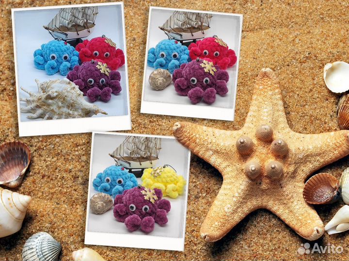 Осминожка ручная работа