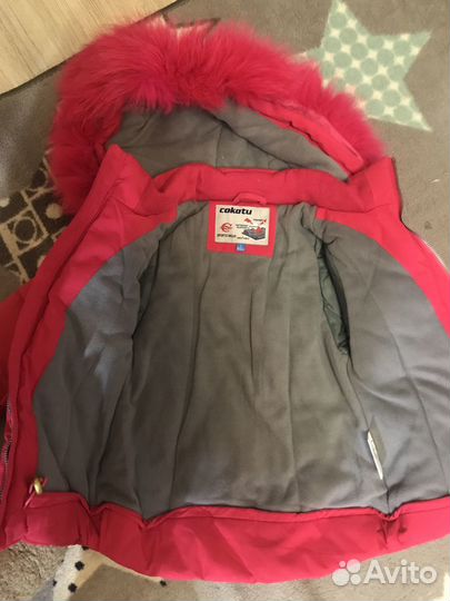 Куртка зимняя для девочки 98-104