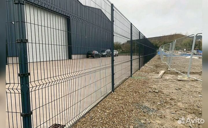 Забор сетка 3д