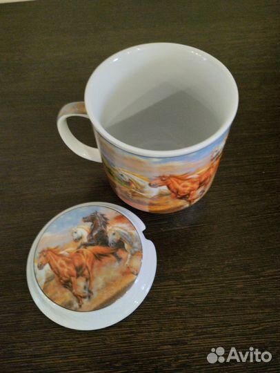 Кружка с крышкой