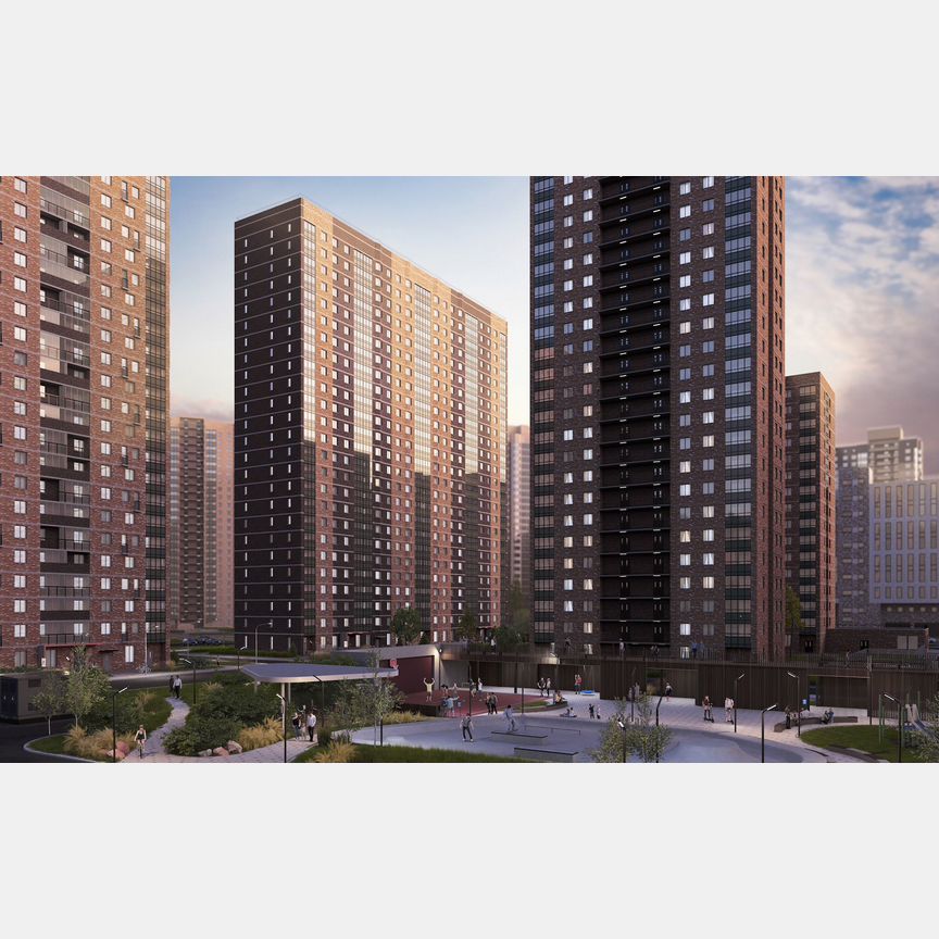 2-к. квартира, 55,8 м², 23/27 эт.