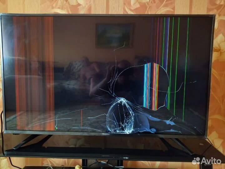 Телевизор hisense (битый)