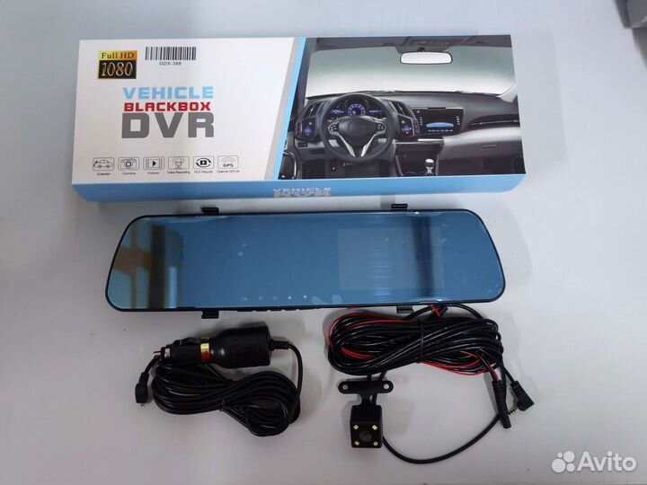 Зеркало регистратор BlackBox GDX388L, 2 камеры