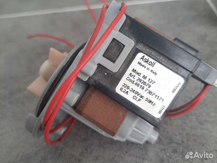 Помпа М127, 292079, стиральной whirlpool awt2205