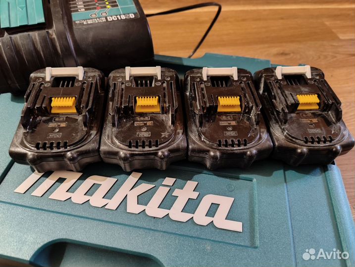 Аккумуляторы Makita BL1815N - 4 штуки набор