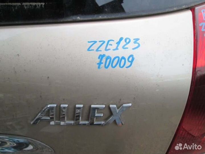 Дверь 5-я Toyota Allex ZZE123 2ZZ-GE 2002/5