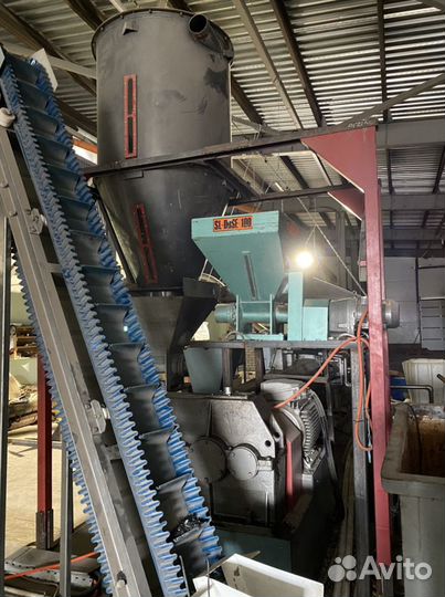 Линия вторичной переработки полимеров(остатки)