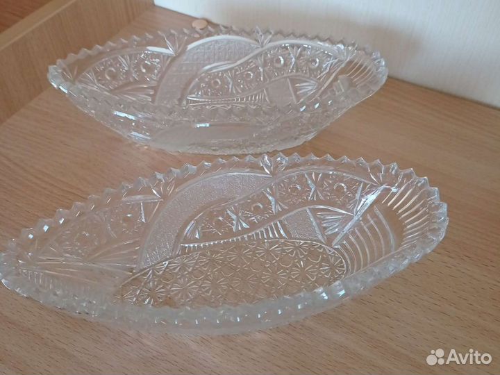 Хрустальные вазы времён СССР