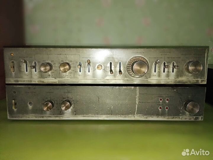 Усилитель амфитон 50ум 104с и Эквилайзер Феникс