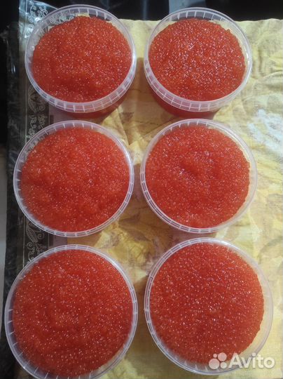 Икра красная свежий вылов