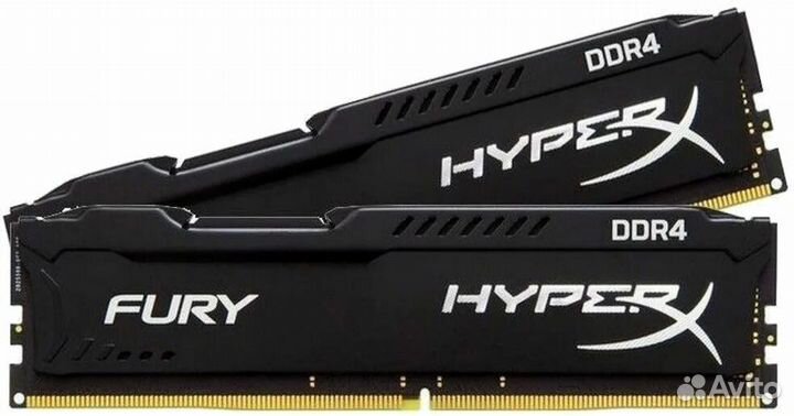 Оперативная память ddr4 hyperx fury 16gb