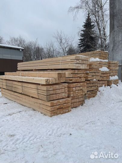 Доска обрезная 40х200х6000мм