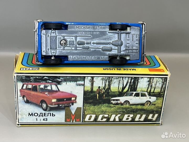 Москвич 434 А6 без ми цвет синий 1983 год
