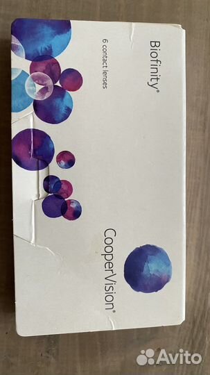 Линзы контактные биофинити